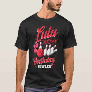 Camiseta Lulu Da Família De Boliches De Boliche De Aniversá