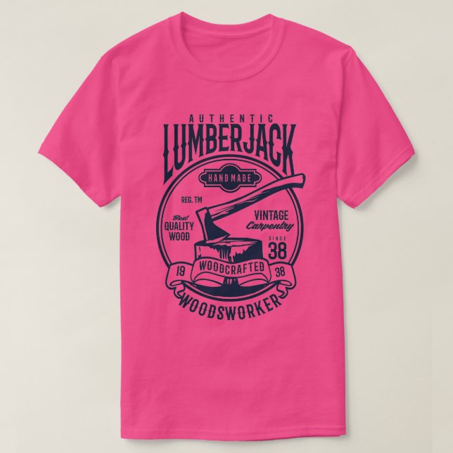 Camiseta Lumberjack Autêntico (Frente do Design)