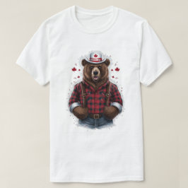 Camiseta Lumberjack do Urso Grizzly