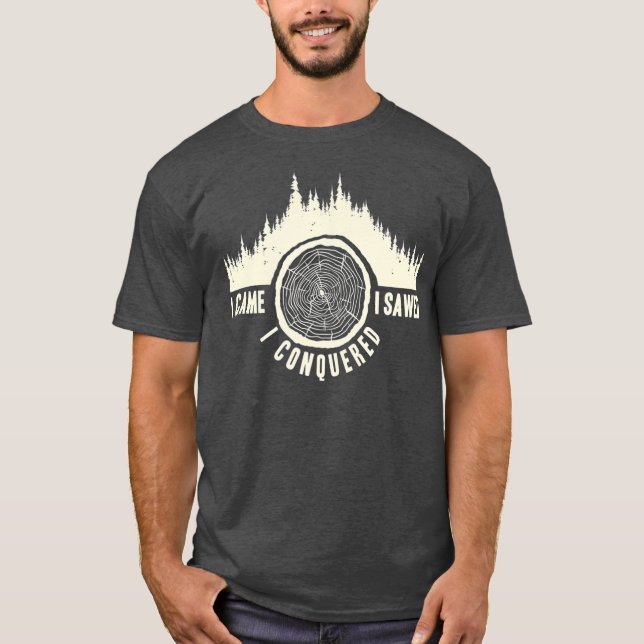 Camiseta Lumberjack logger florestal engraçado (Frente)
