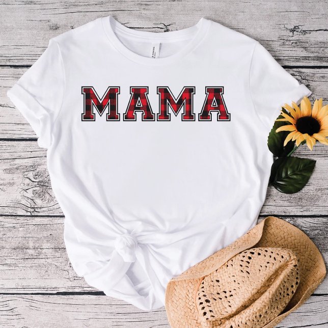 Camiseta LUMBERJACK Mama | Flanela Vermelha (Criador carregado)