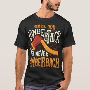 Camiseta LUMBERJACK Uma Vez Que Faz Aniversário De Lumberj