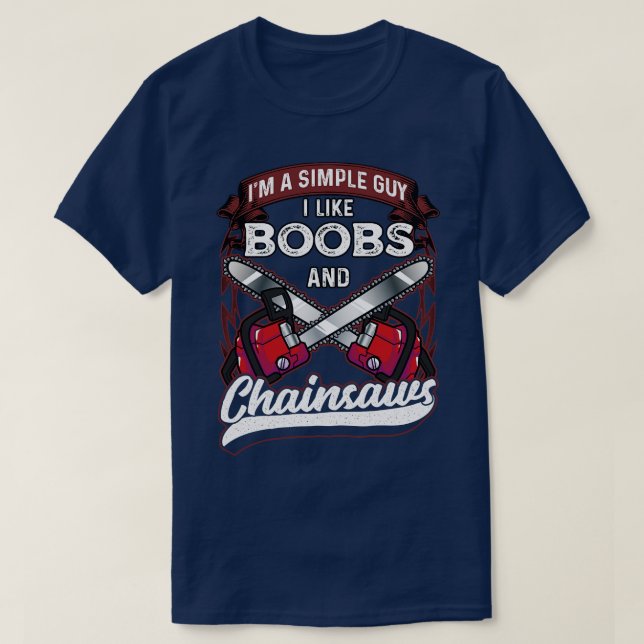 Camiseta Lumberjack Woodworker Funny Chop Wood (Frente do Design)