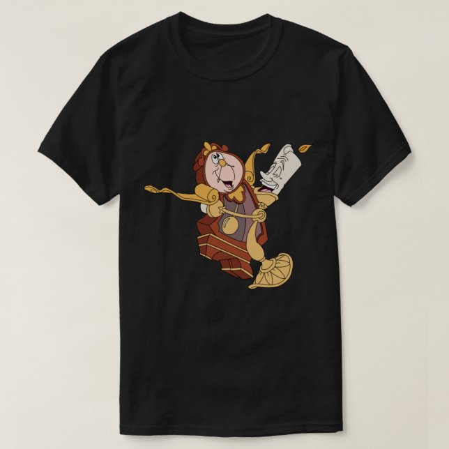 Camiseta Lumiere e cogsworth Classic T-Shirt (Frente do Design)