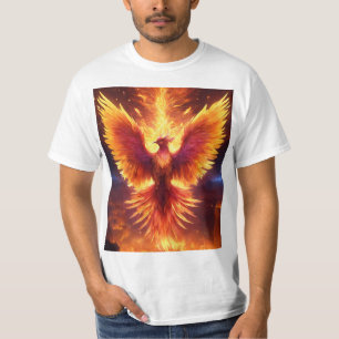 Camiseta Lumina Phoenix: A Majestade Radiante