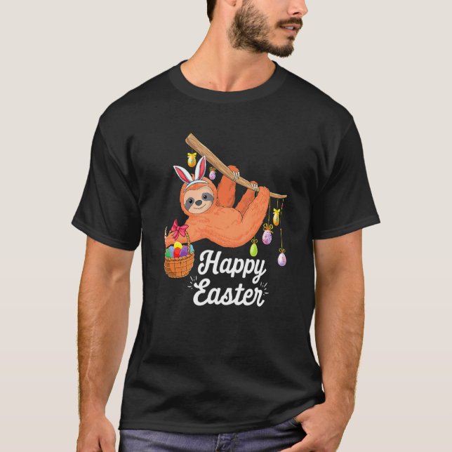 Camiseta Luminosidade doce feliz com orelhas coelhinhas e o (Frente)