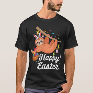 Camiseta Luminosidade doce feliz com orelhas coelhinhas e o