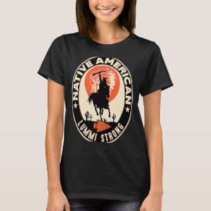 Camiseta Lummi Tribe Native American Indian Pride Deco Vint