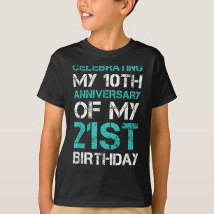 Camiseta Lumomix Engraçado 31º Aniversário. Uni Adulto, Pre