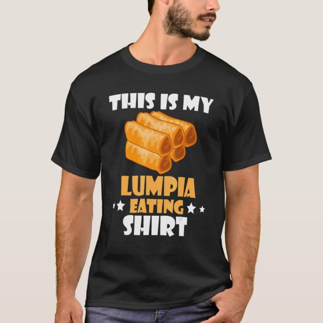 Camiseta Lumpia Eating Pinoy Comida Filipinas Filipino Spri (Frente)