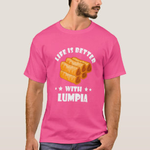 Camiseta Lumpia Filipino Primavera Roll Filipinas Comida
