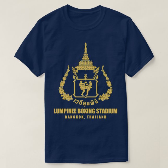 CAMISETA LUMPINEE MUAY THAI BOXING STADIUM THAILAND (Frente do Design)