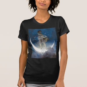 Camiseta Luna Deusa em Estrelas Disparadoras Noturnas