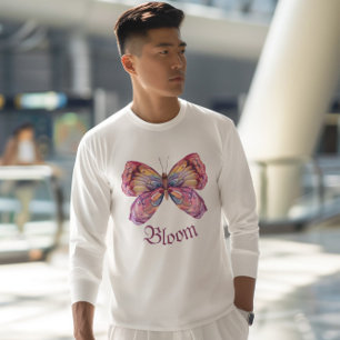 Camiseta Luna Moth, Floral Moth