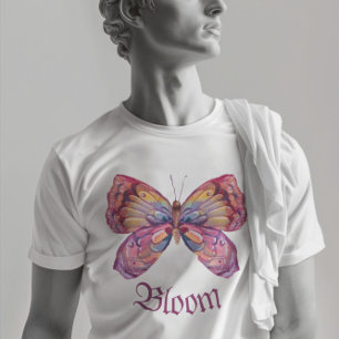 Camiseta Luna Moth, Floral Moth