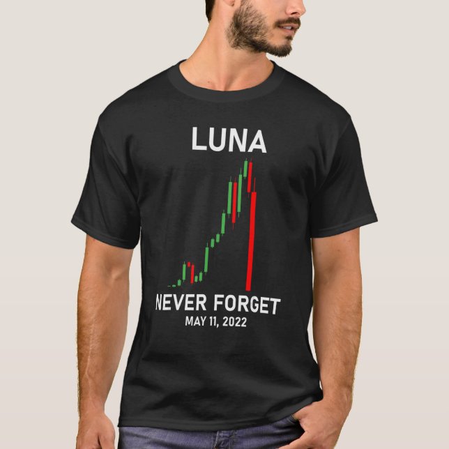 Camiseta Luna Nunca Esquece A Luna C Do Crash Cryptocurrenc (Frente)