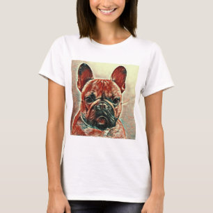 Camiseta Luna o buldogue francês