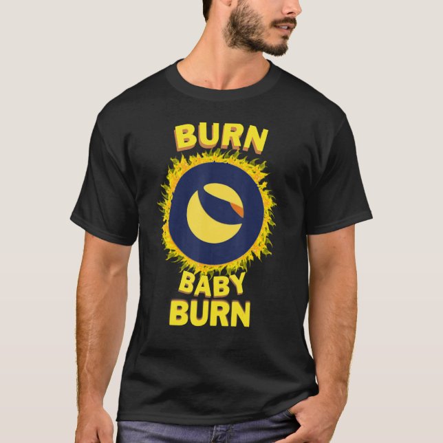 Camiseta Luna Terra Classic Burns, $LUNC Trader or Hodlr (Frente)