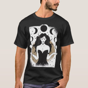Camiseta LUNAR GODDESS Costume Wiccan Wicca Pagan Magick Mo
