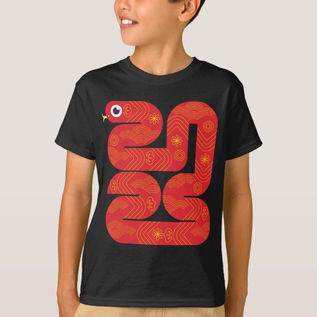 Camiseta Lunar New Year 2025 - Year Of The Snake  (Frente)