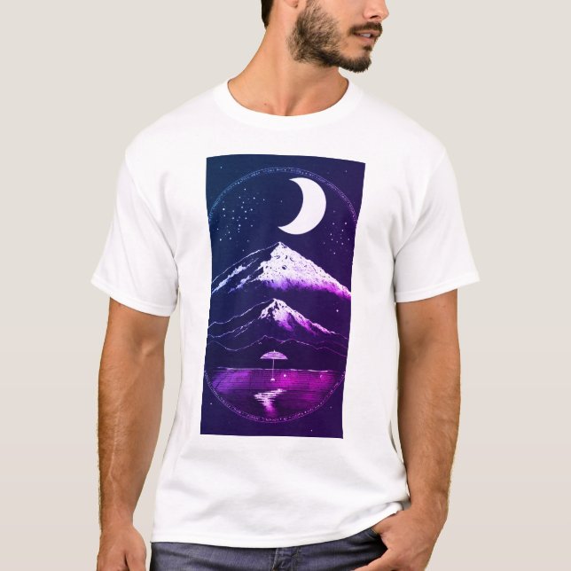 Camiseta lunar trending moon T-shirt (Frente)