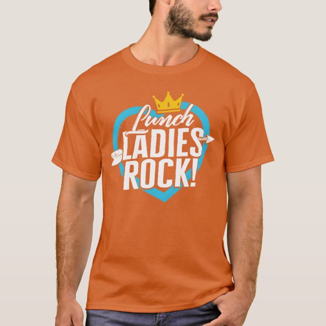 Camiseta Lunch Lady Lunch Ladies Rockee family (Frente)