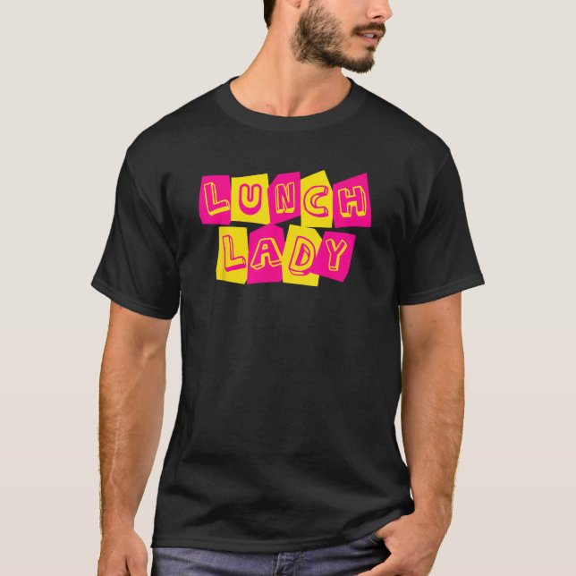 Camiseta Lunch Lady Squad  Back to School Cafeteria Crew Re (Frente)