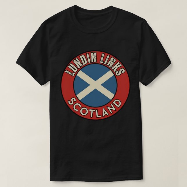 Camiseta Lundin Links, Escócia (Frente do Design)