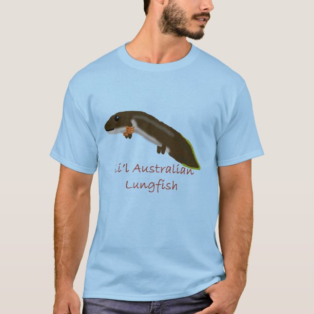 Camiseta Lungfish australiano bonito (Frente)