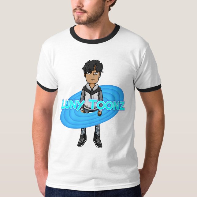 Camiseta LUNY TOONZ - O T dos homens (Frente)