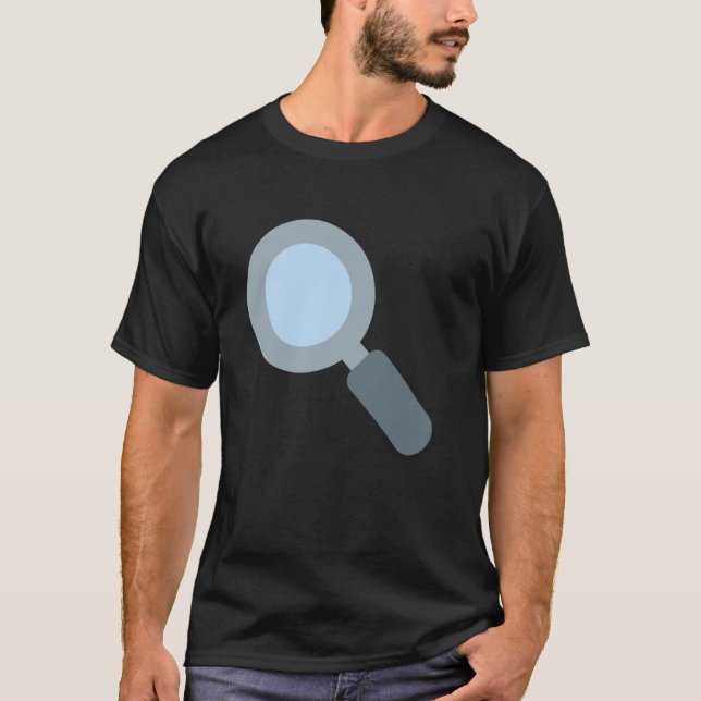 Camiseta Lupa Inclinada para a Esquerda (Frente)