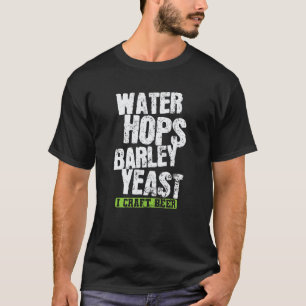 Camiseta Lúpulo Cevada Levedura I Cerveja Artesanal
