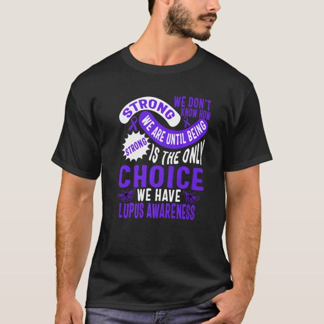 Camiseta Lupus Awarness Month Forte Warrior Purple Support (Frente)