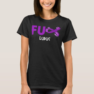 Camiseta lúpus engraçado para o lupus guerreiro
