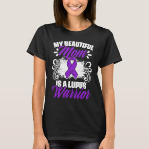 Camiseta Lupus Lupus Lupus Purple Ribbon Lupus, Guerreiro d