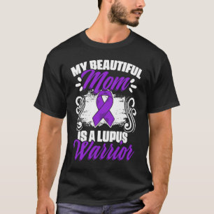 Camiseta Lupus Lupus Lupus Purple Ribbon Lupus, Guerreiro d