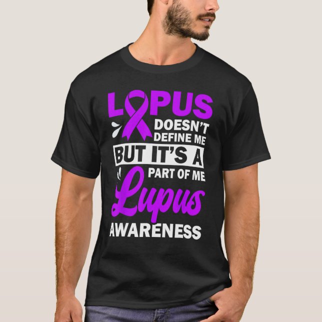 Camiseta Lupus não me define, mas é parte de mim (Frente)