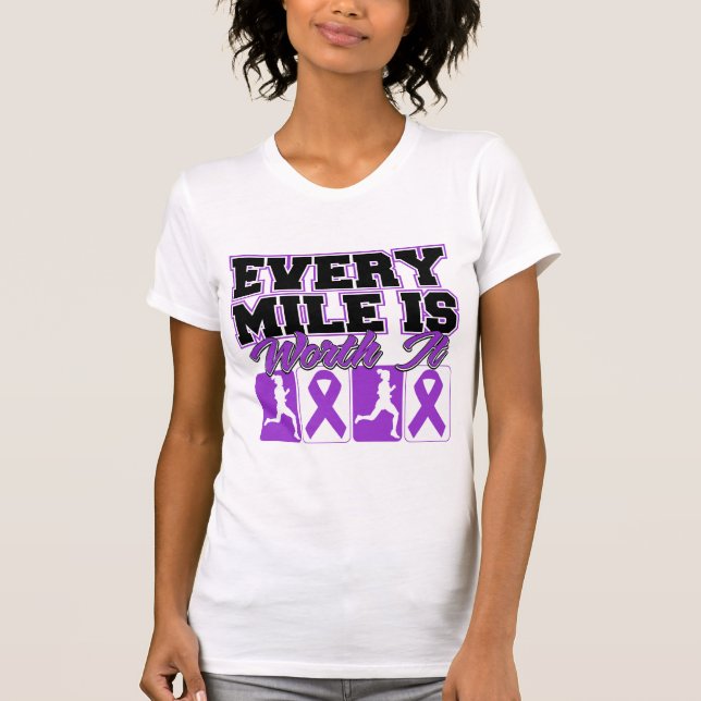 Camiseta Lúpus que cada milha valer a pena (Frente)