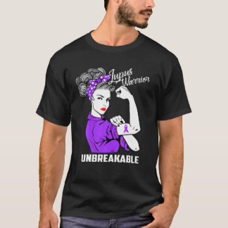 Camiseta Lupus Warrior Unbreakable Lupus Awareness Gift