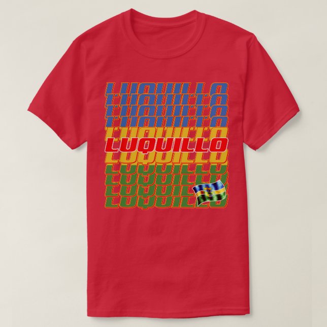 Camiseta Luquillo Cascade texto 3 (Frente do Design)