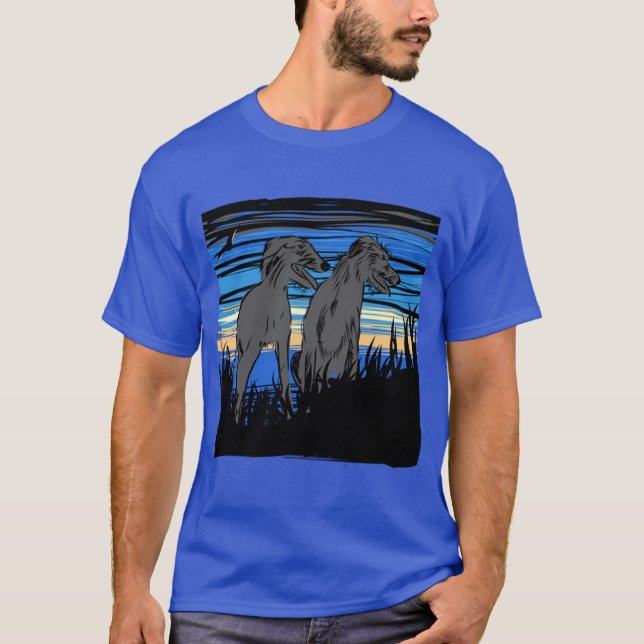 Camiseta Lurchers overseeing the world (Frente)