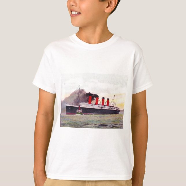 Camiseta Lusitania 1907 do RMS (Frente)