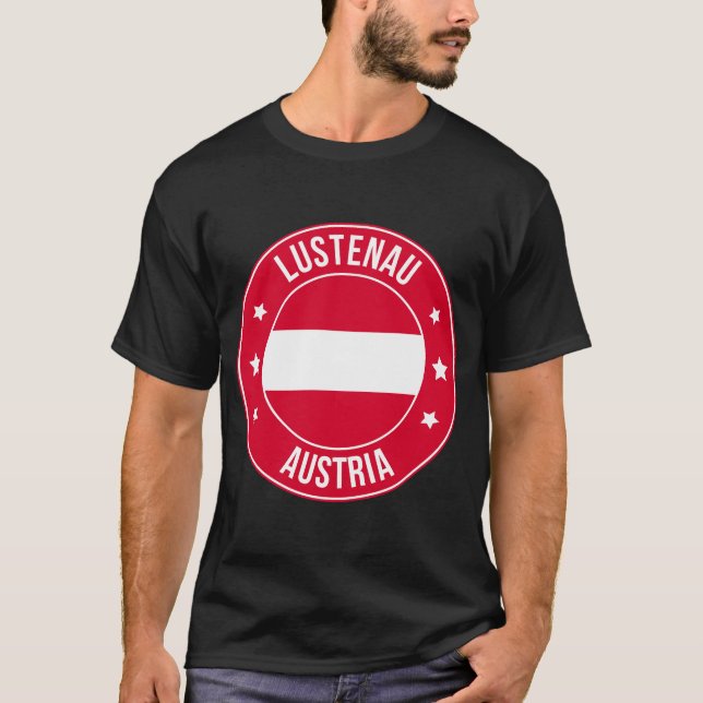 Camiseta Lustenau, Áustria Cidade (Frente)
