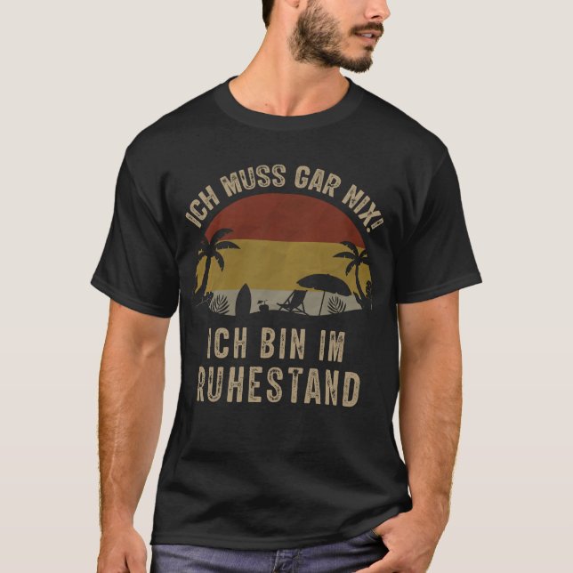 Camiseta Lustiger Rentner Spruch zum Ruhestand (Frente)
