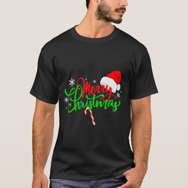 Camiseta Lustiges Weihnachts Geschenke Merry Christmas Funn (Frente)