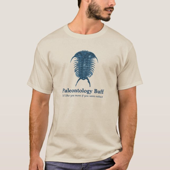 Camiseta Lustre da paleontologia (Frente)
