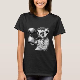 Camiseta Luta Amante de Lêmures Luvas de Boxe Kickboxing En