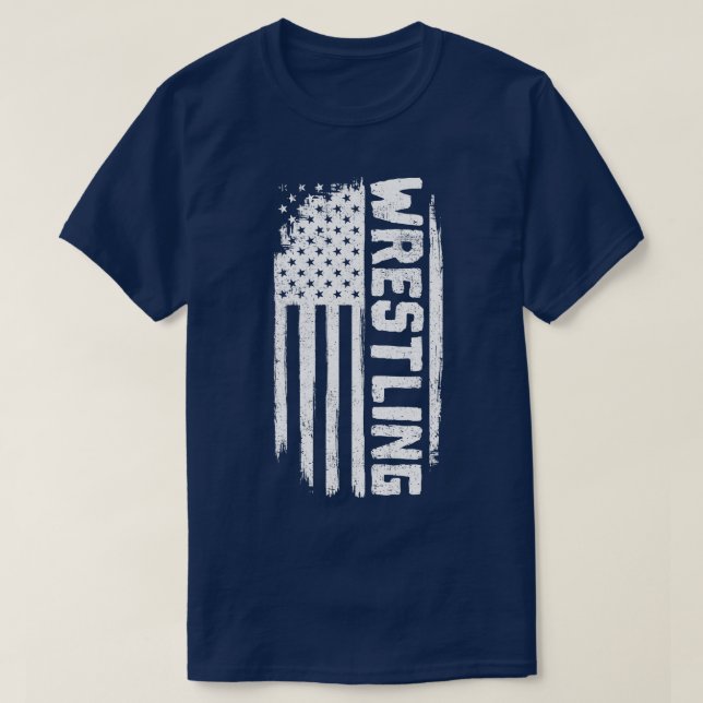 Camiseta Luta American Flag (Frente do Design)