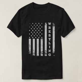 Camiseta Luta American Flag USA Cote Wrestler