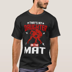 Camiseta Luta Boxe Jiu Jitsu Essa É Minha Filha No T